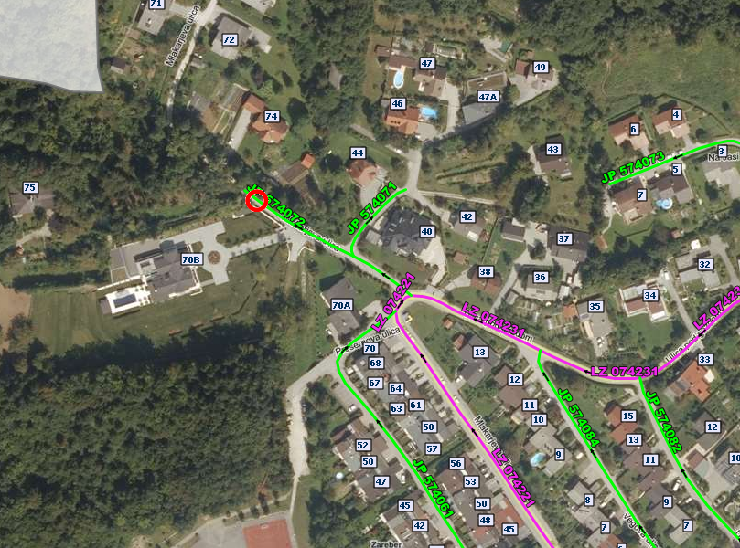 Popolna zapora Mlakarjeve ulice - en dan v obdobju med 7. 9. 2020 in 10. 9. 2020