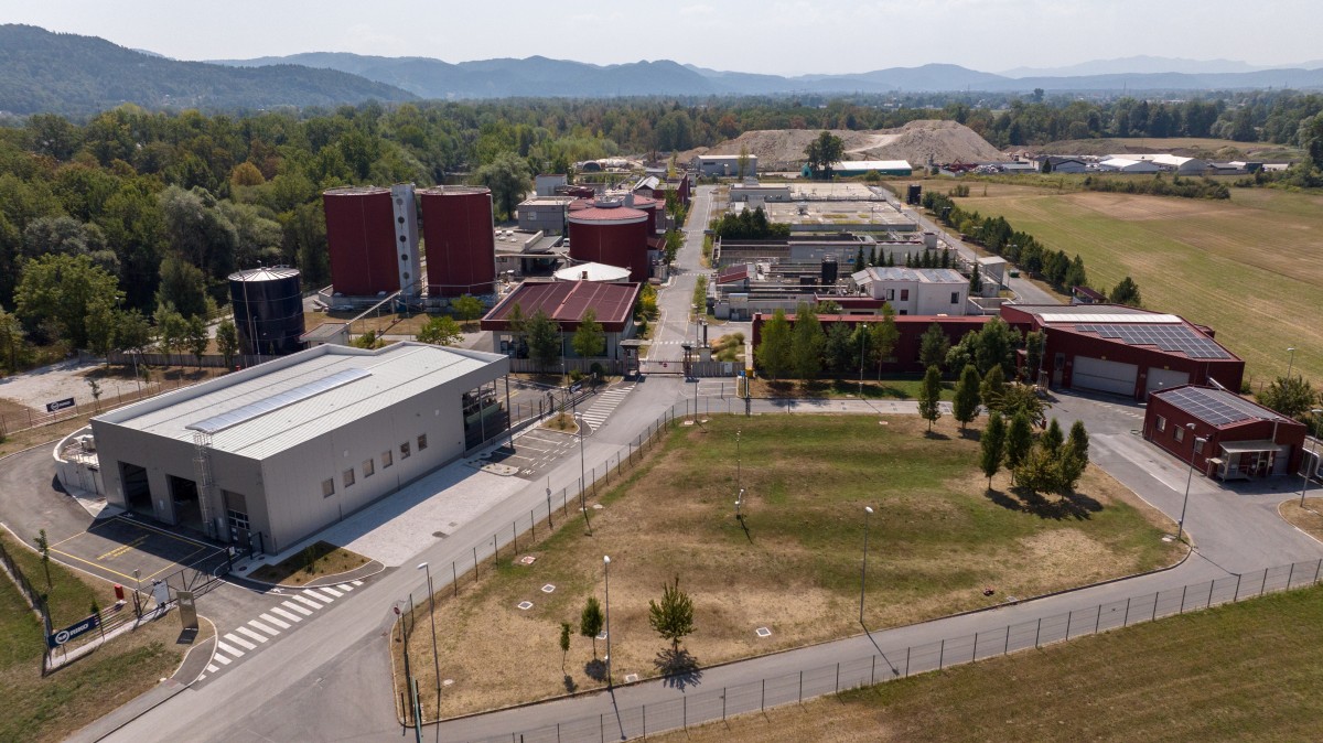 CČN Domžale-Kamnik z novo sušilno napravo pomembno zmanjšuje količino blata 