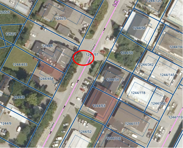 Delna zapora lokalne ceste LK 074561 Peske enkrat v obdobju med 7.8.2020 in 31.8.2020 