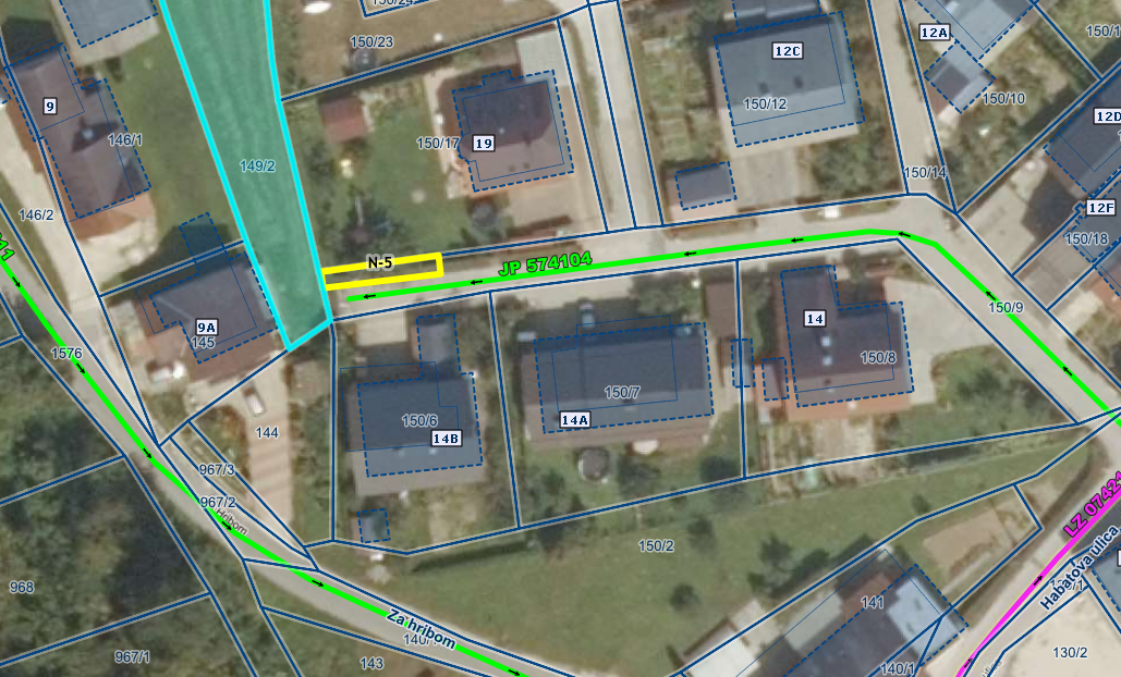 Delna zapora dela občinske ceste - Habatova ulica 