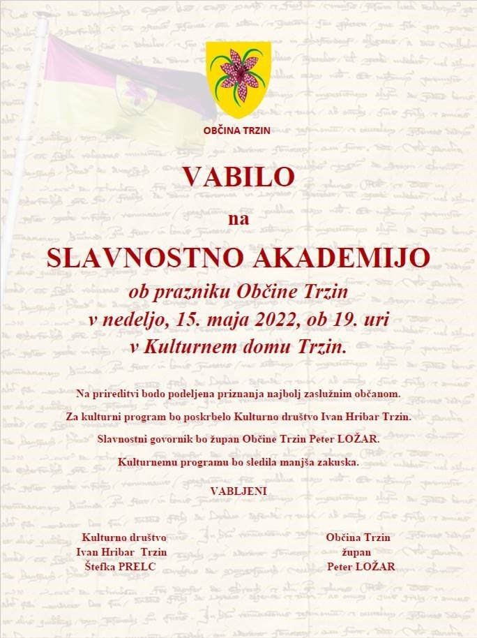 Slavnostna akademija ob prazniku Občine Trzin