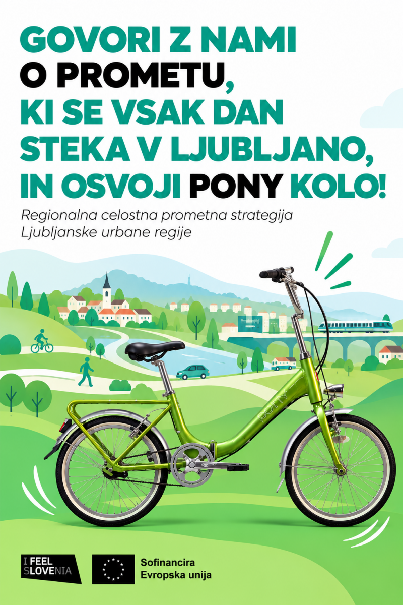 Sodelovanje pri pripravi Regionalne celostne prometne strategije Ljubljanske urbane regije 2027-2034