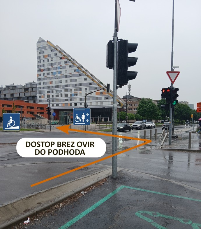  Na postaji Železniška postaja Ljubljana spremenjen dostop na perone tudi za gibalno ovirane osebe