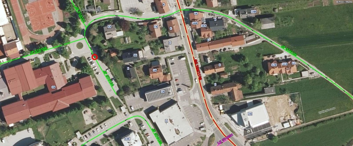 Popolna zapora občinske ceste (Mengeška cesta) od 13. 5. 2022 do 15. 5. 2022